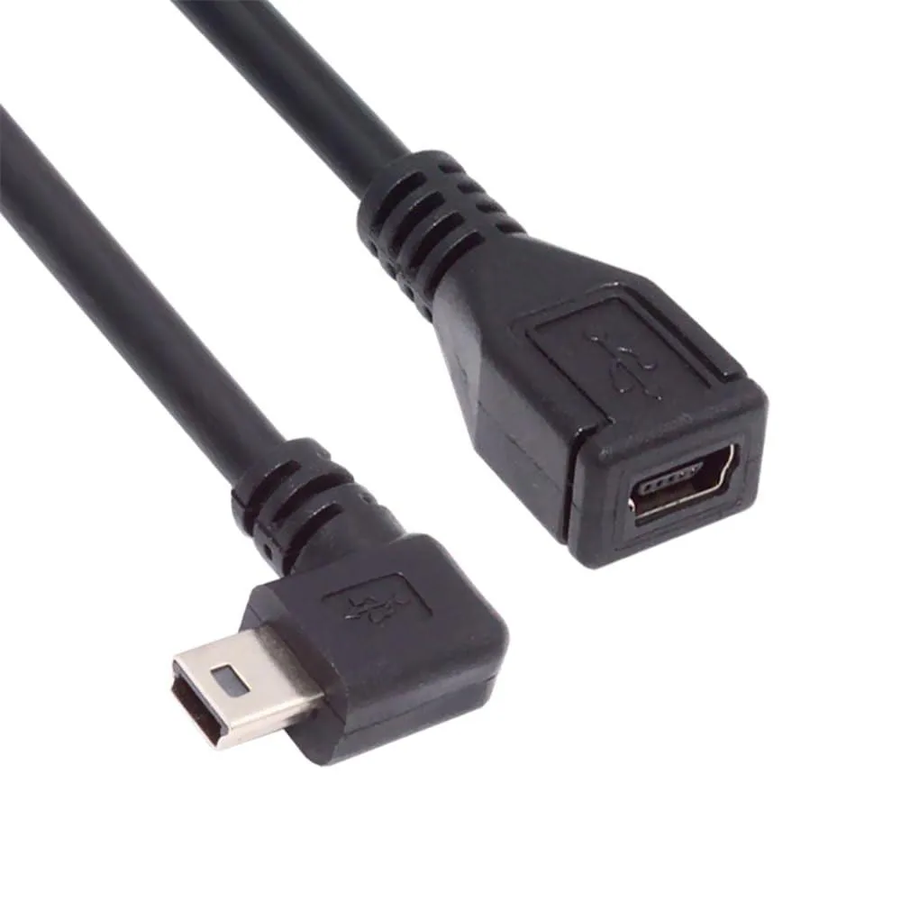 Fervit Fervit 90° Mini USB 5Pin Male-Female Extension Cable 30cm — product photo