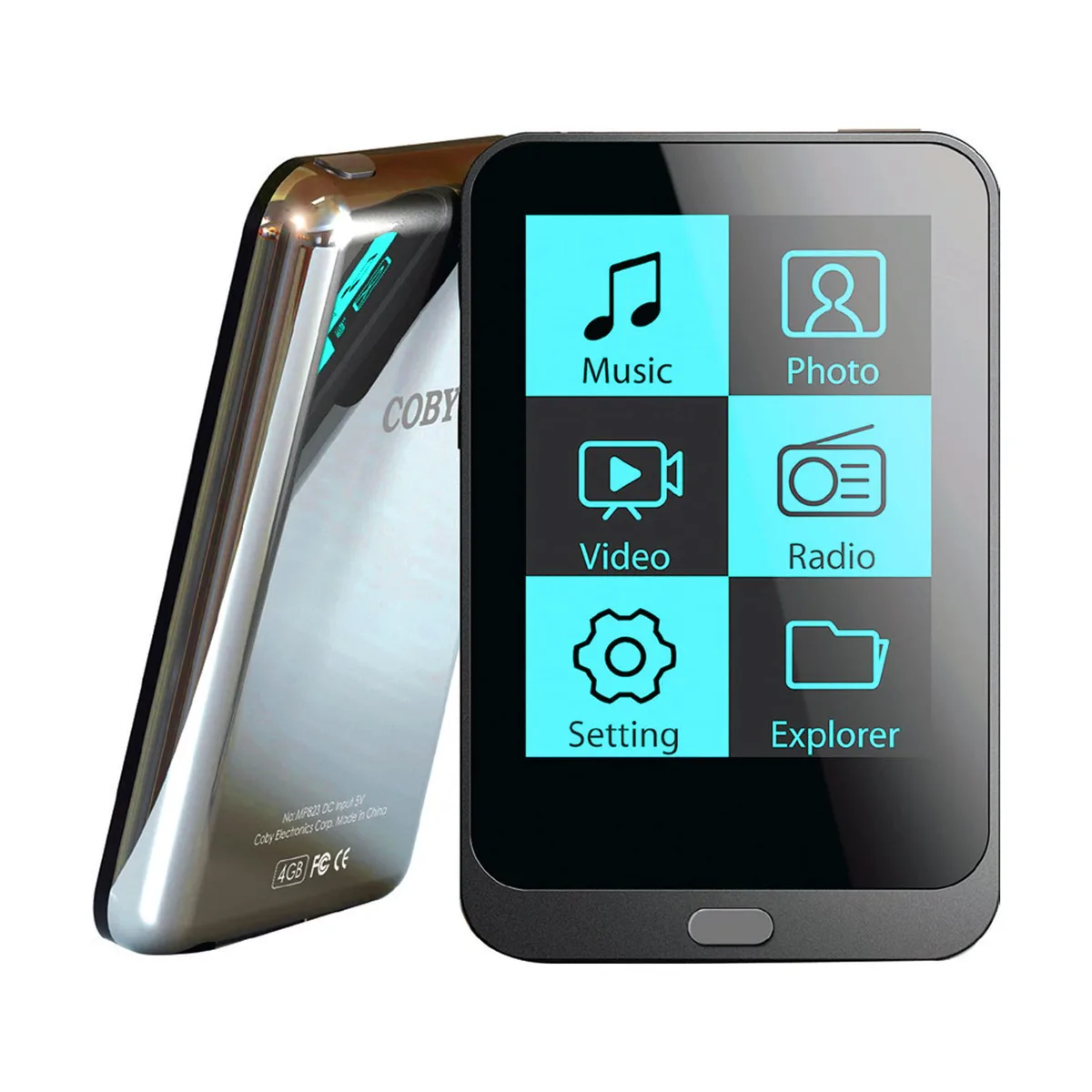  Coby MP823-4G 4GB 2-Inch Video MP3 Player Black — product photo