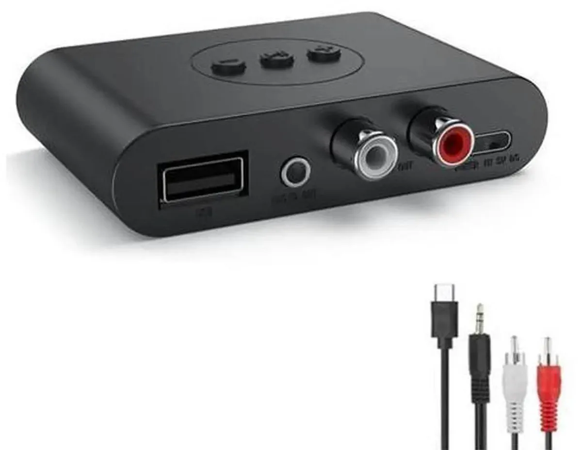 SMUGDESK SMUGDESK Bluetooth 5.2 Audio Receiver NFC USB RCA 3.5mm AUX — product photo