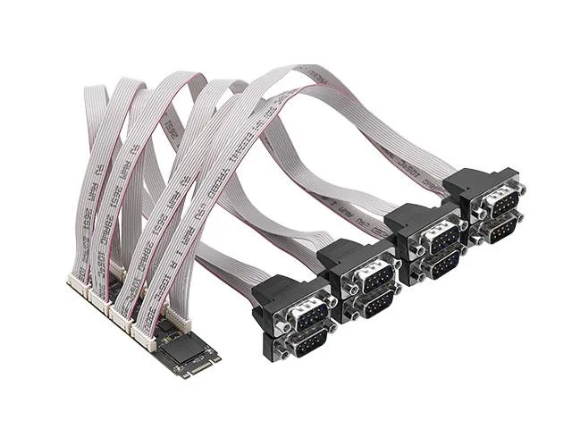 Syba Syba SI-ADA15071 8-Port RS-232 DB9 Serial M.2 B+M Key Controller Card — product photo