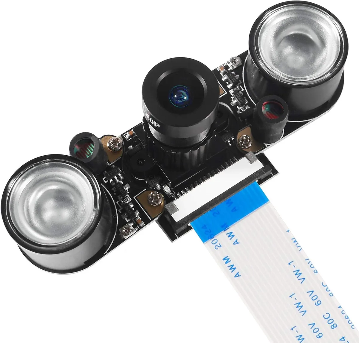 BONAEVER BONAEVER Raspberry Pi Day &amp; Night Vision Camera 5MP OV5647 1080p 2 IR LED — product photo