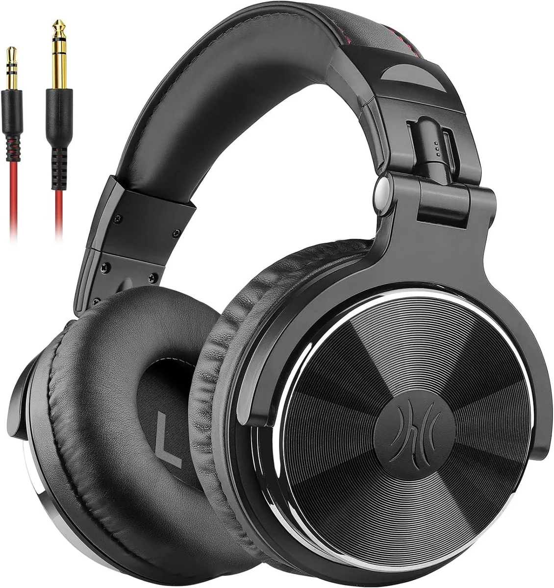  OneOdio Pro-10 Wired DJ Headphones 50mm 32 Ohm 1.2m 3.5mm 6.35mm — product photo