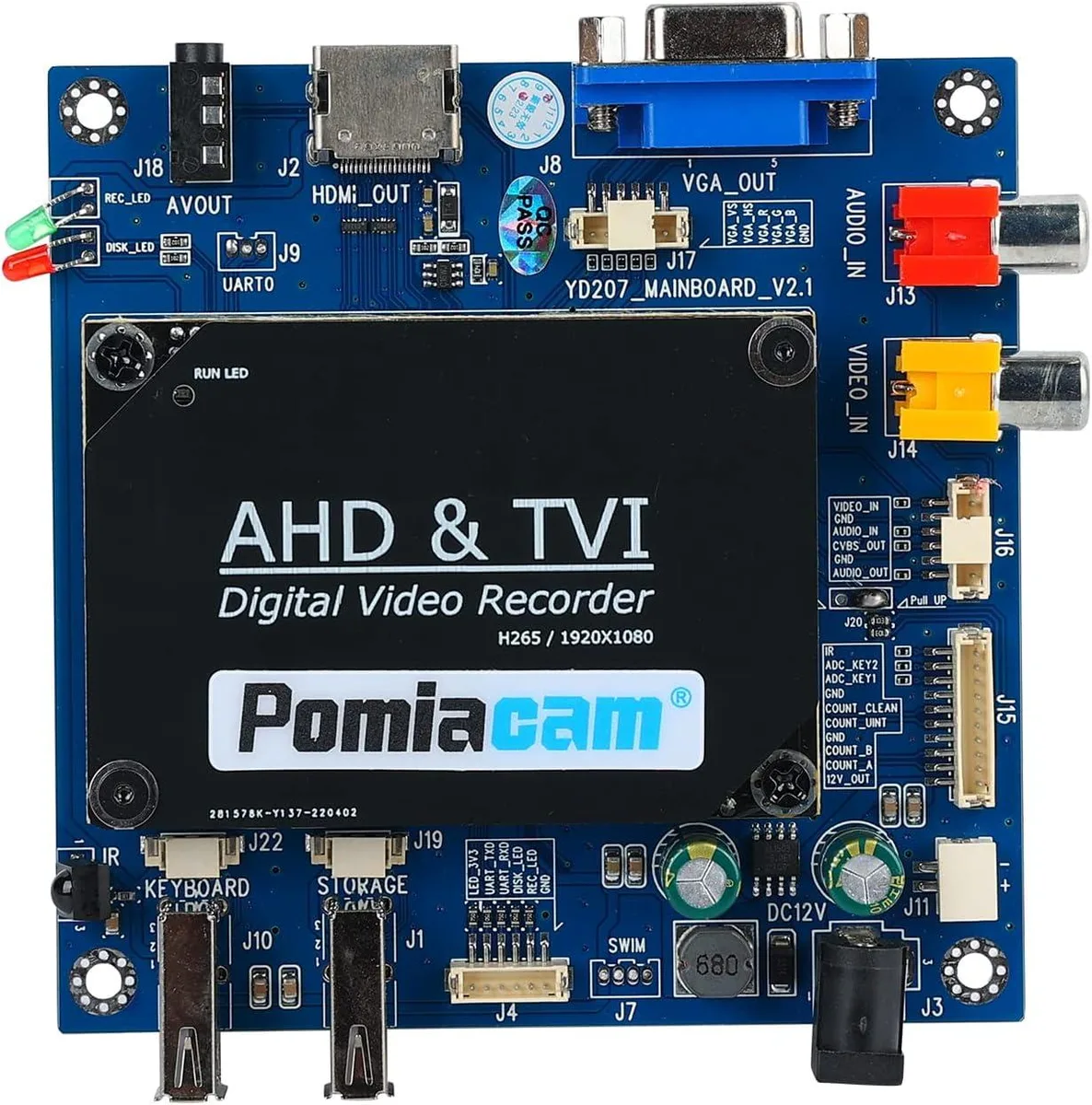 NUOBESTY NUOBESTY DCH122 1CH 1080P DVR Motherboard surveillance security system — product photo