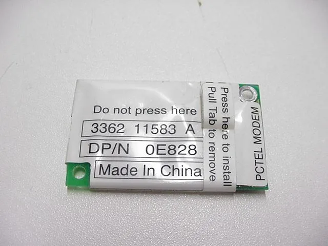 DELL DELL PCtel Internal Mini 56k Card Modem 0E828 — product photo