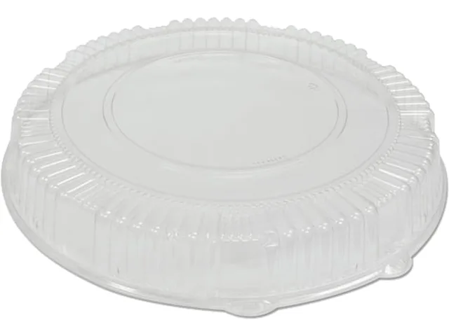 WNA WNA A18PETDM 18" Clear PET High Dome Lid 25 Pack — product photo