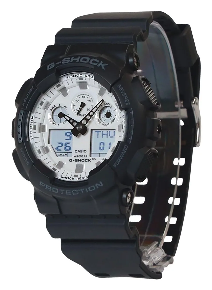 CASIO CASIO G-Shock GA-100WD-1A White Dial Quartz 200M Watch — product photo