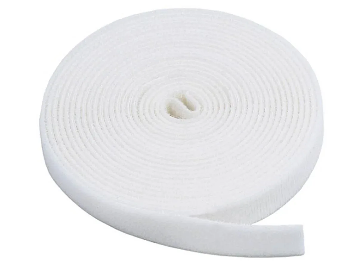 Monoprice Inc. Monoprice 105829 Hook & Loop Cable Management 15 ft White — product photo