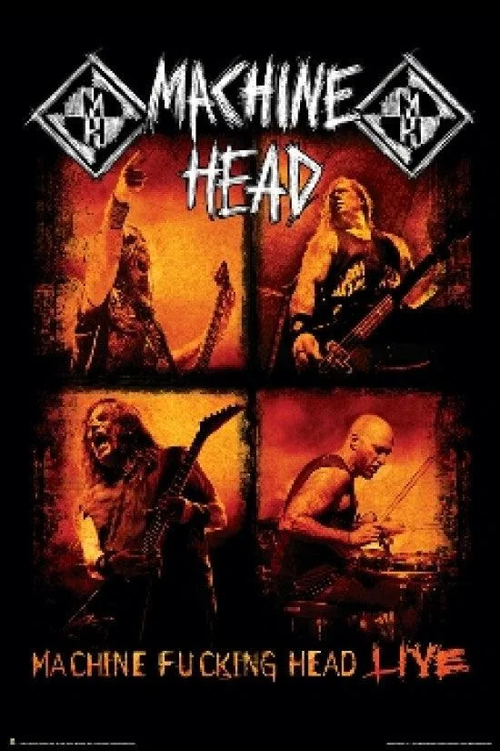 Posterazzi SCO3140 Machine Head Live Poster 24 x 36 inches on heavy stock paper