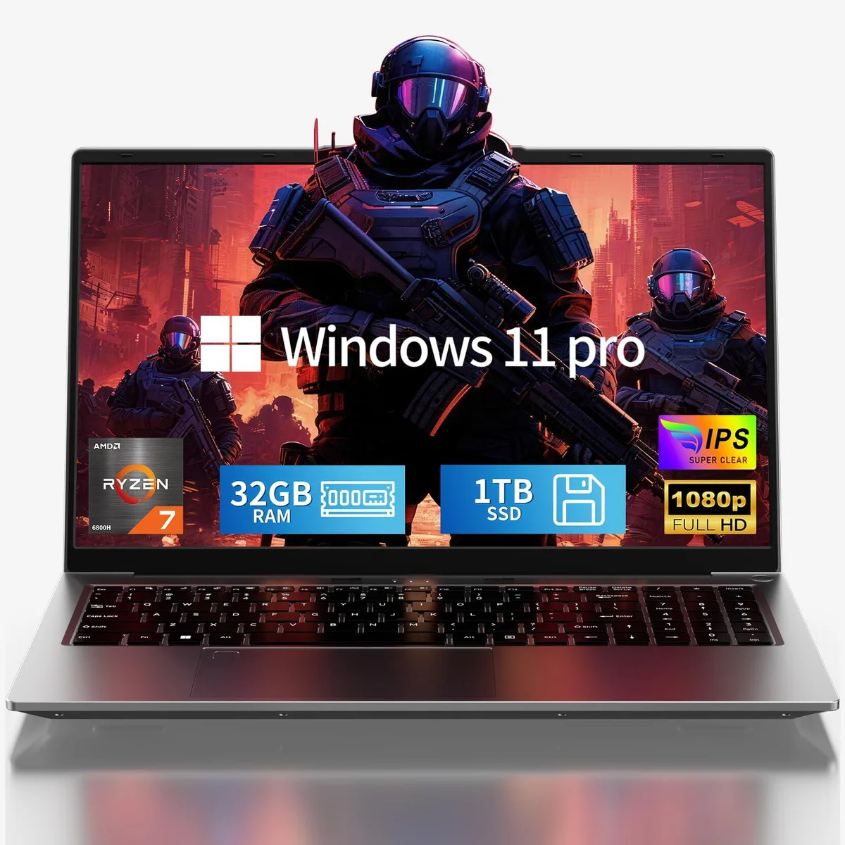 NIAKUN NIAKUN 6800H-15.6IN-YS-32GB+1TB 15.6 laptop — product photo