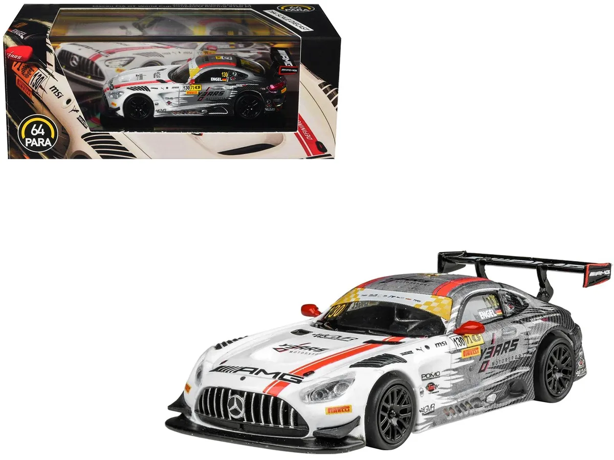 Paragon Paragon Mercedes-AMG GT3 #130 GruppeM Racing Macau GT Cup 2024 1/64 hobby collectible — product photo