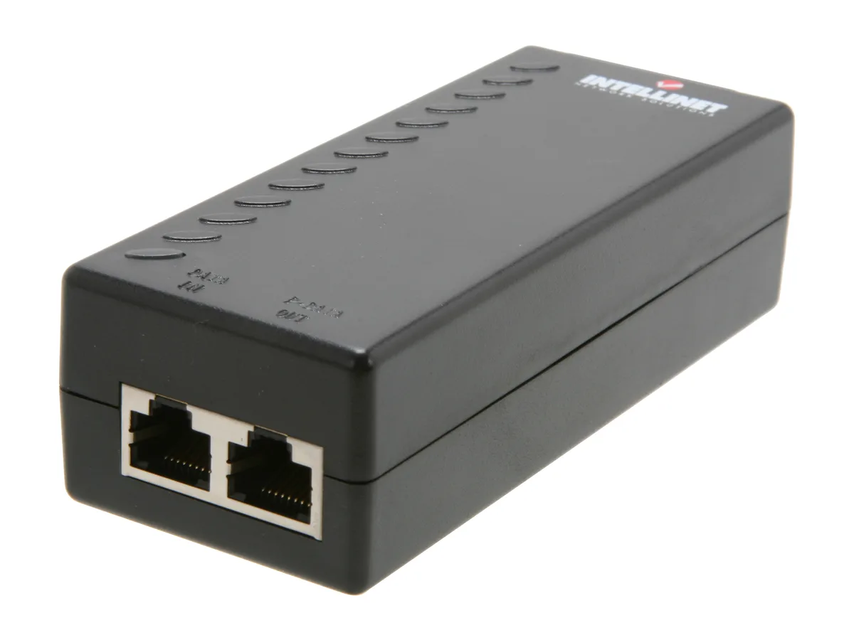 Intellinet Network Solutions Intellinet Network Solutions 524179 PoE Injector 1 Port 48 V DC 15.4 W wireless accessory — product photo