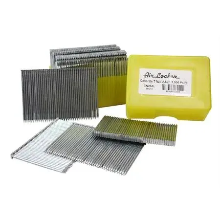Air Locker Air Locker CN25AL 14 ga 2-1/2 in Galvanized T-Nails 1000 PK — product photo