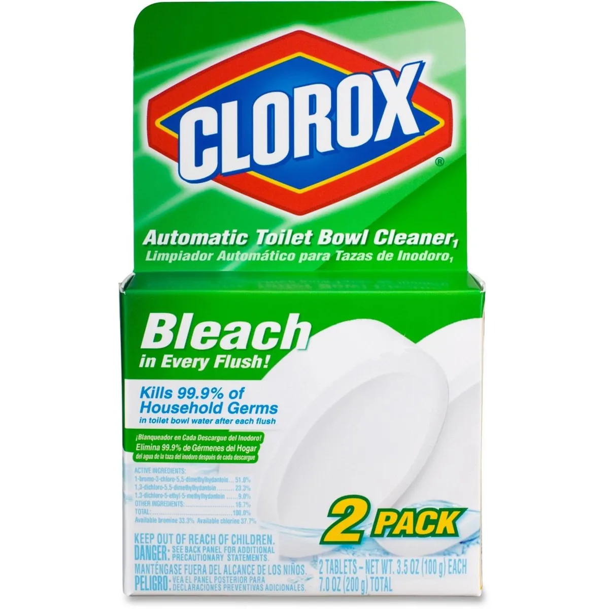 Clorox Clorox 30024CT Automatic Toilet Bowl Bleach Cleaner 12 Carton — product photo