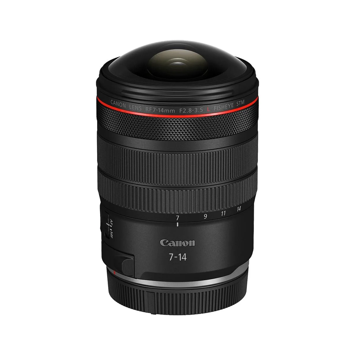 Canon Canon RF 7-14mm f/2.8-3.5 L Fisheye STM camera lens — product photo