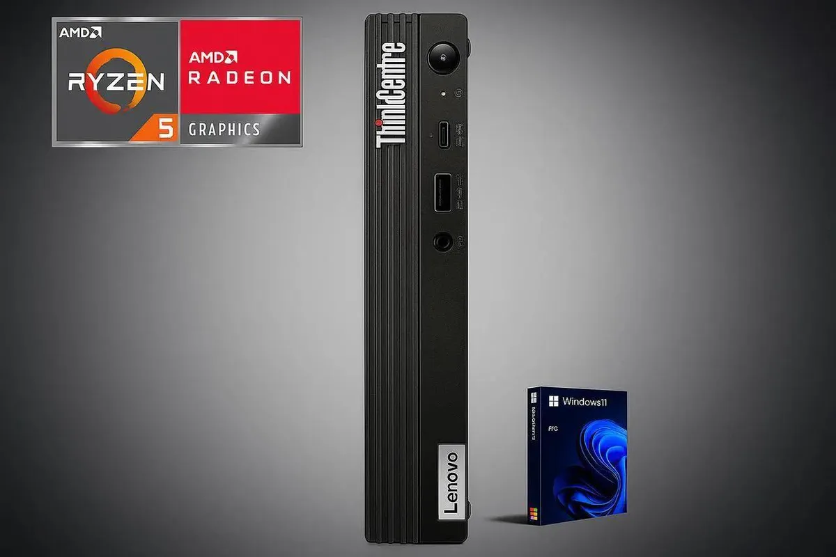 Lenovo Lenovo ThinkCentre M75q Mini PC Ryzen 5 PRO 5650GE 8GB DDR4 2TB SSD — product photo