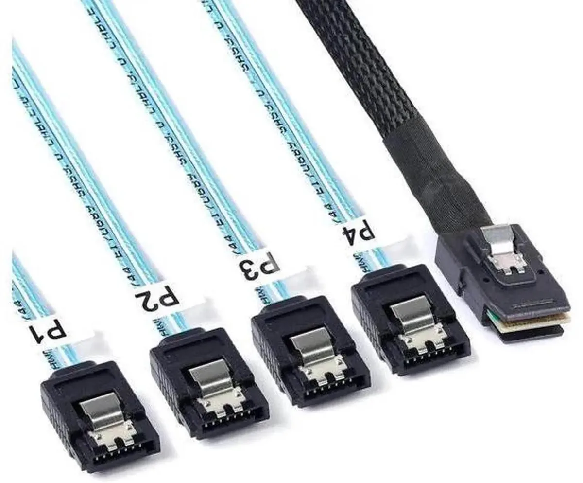 SMUGDESK SMUGDESK SFF-8087 to SATA Forward Breakout Cable 1M — product photo
