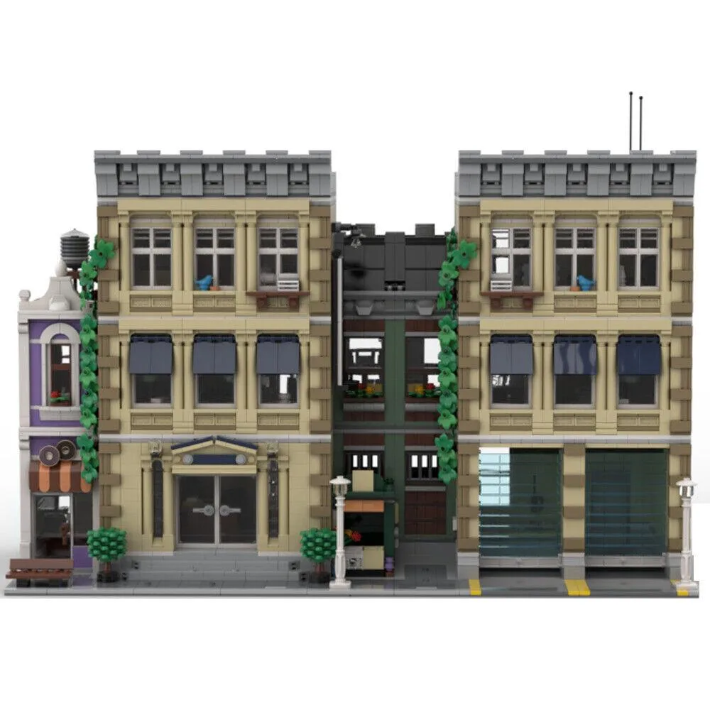 ZITIANYOUBUILD ZITIANYOUBUILD MOC-107696 Police Station Garage 5321 Parts Educational Building Set — product photo