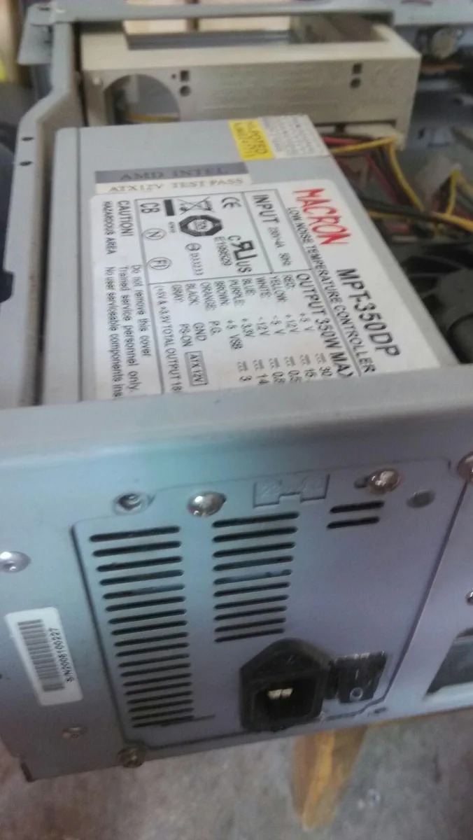 KHACHIMO KHACHIMO MACRON MPT-350DP 350W ATX power supply — product photo