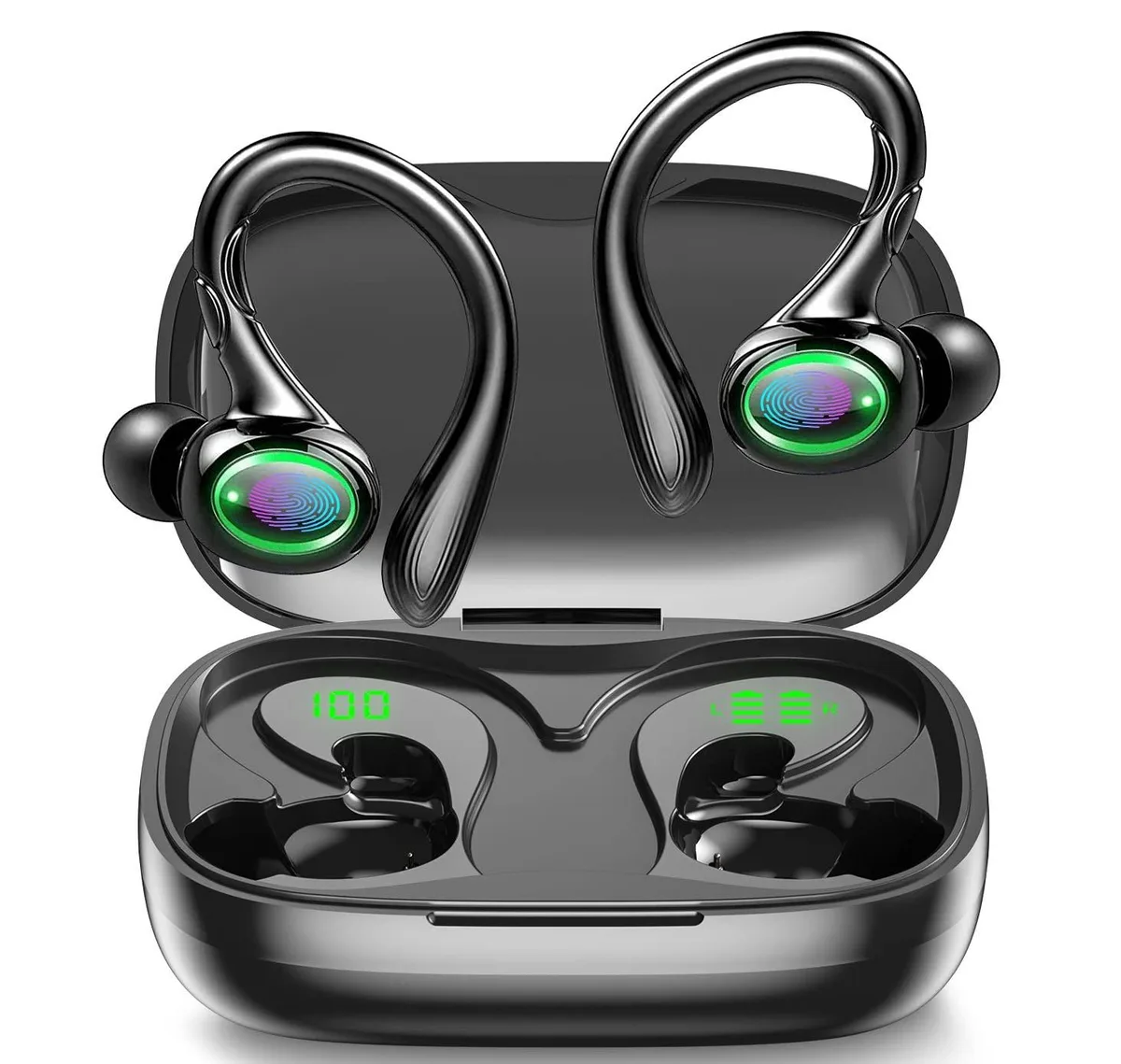 No Sew No Sew q32 Bluetooth 5.3 Earbuds 60H Black — product photo