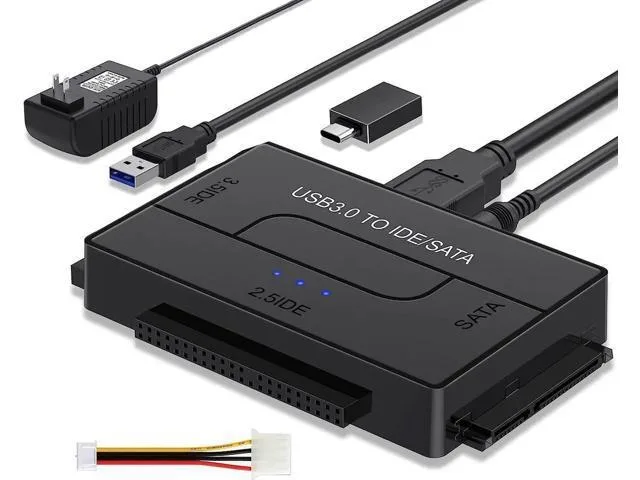 LORDWORLD LORDWORLD USB 3.0 to SATA/IDE Adapter with 12V Power — product photo