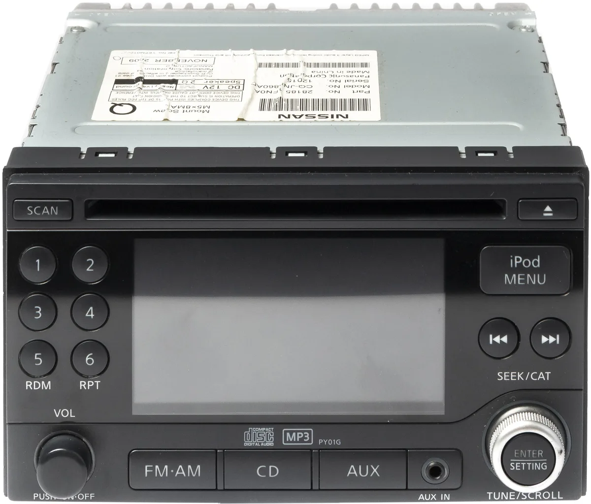 1 Factory Radio 1 Factory Radio 281851FN0A Receiver 2010 Nissan Cube AM FM CD MP3 Aux — product photo