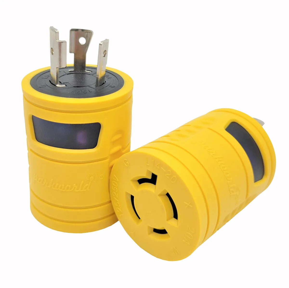 Parkworld Parkworld 884999 Generator Adapter L5-20P to L14-20R Straight Blade Plug — product photo