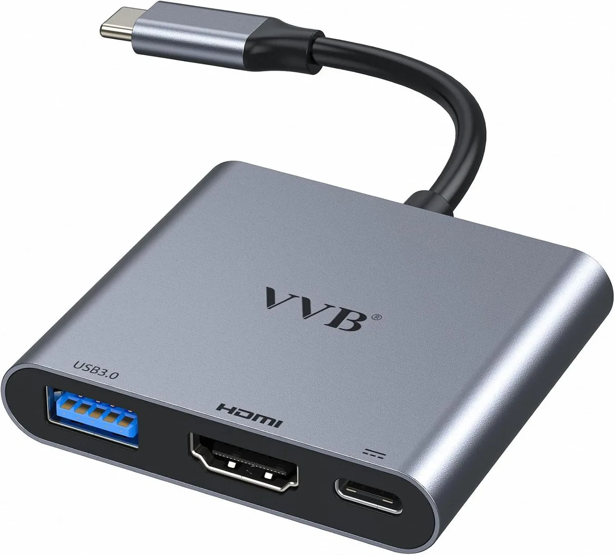 FLEANE FLEANE USB-C to HDMI 3-in-1 Audio Adapter 4K@30Hz — product photo