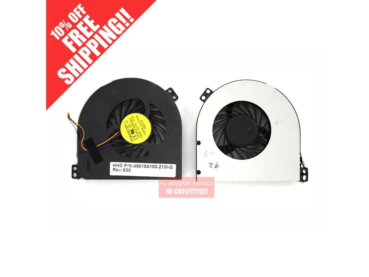 Fans Fans Dell M4600 graphics card CPU fan 5PJ49 02HC9 — product photo
