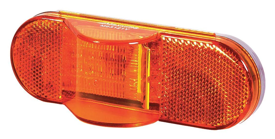 Maxxima Maxxima M63121Y Side Turn/Side Marker 2-13/16 in Oval traffic safety equipment — product photo