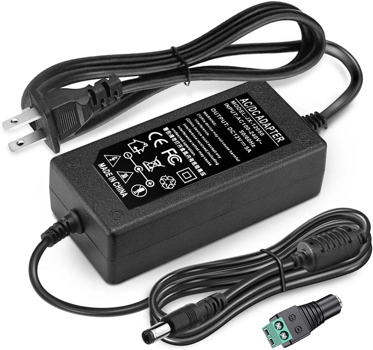 BASEUS BASEUS 12V 5A 60W AC Adapter 5.5x2.5mm — product photo