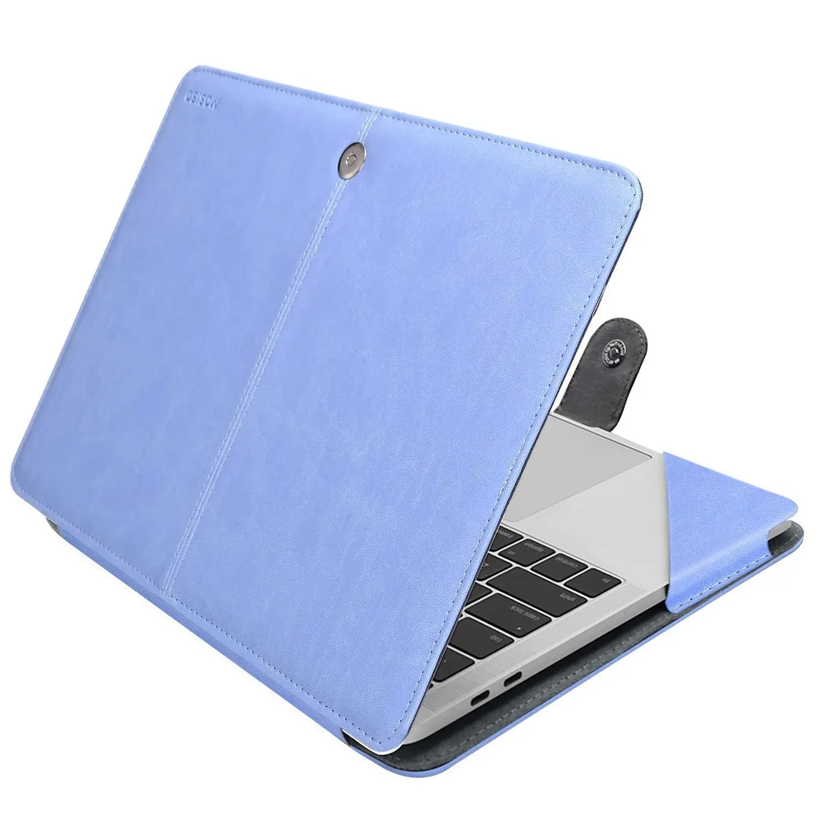  MOSISO PU Leather Sleeve Case 13.6 inch Serenity Blue — product photo