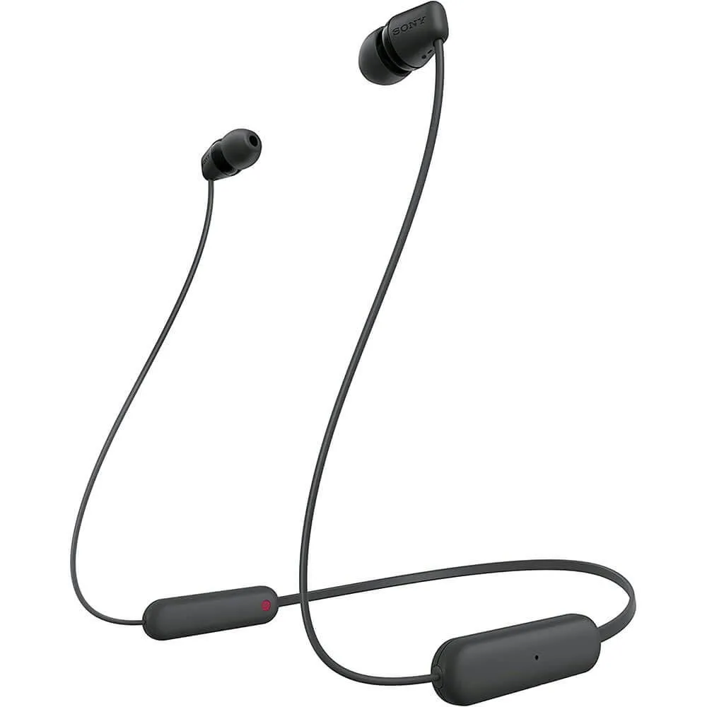  Sony WIC100/B Wireless In-Ear Headphones, Black — product photo
