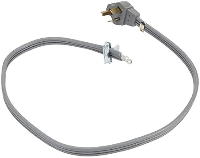 TAURKENAM TAURKENAM PT220L 30-Amp 3-Prong Power Cord 4 Feet Grey — product photo