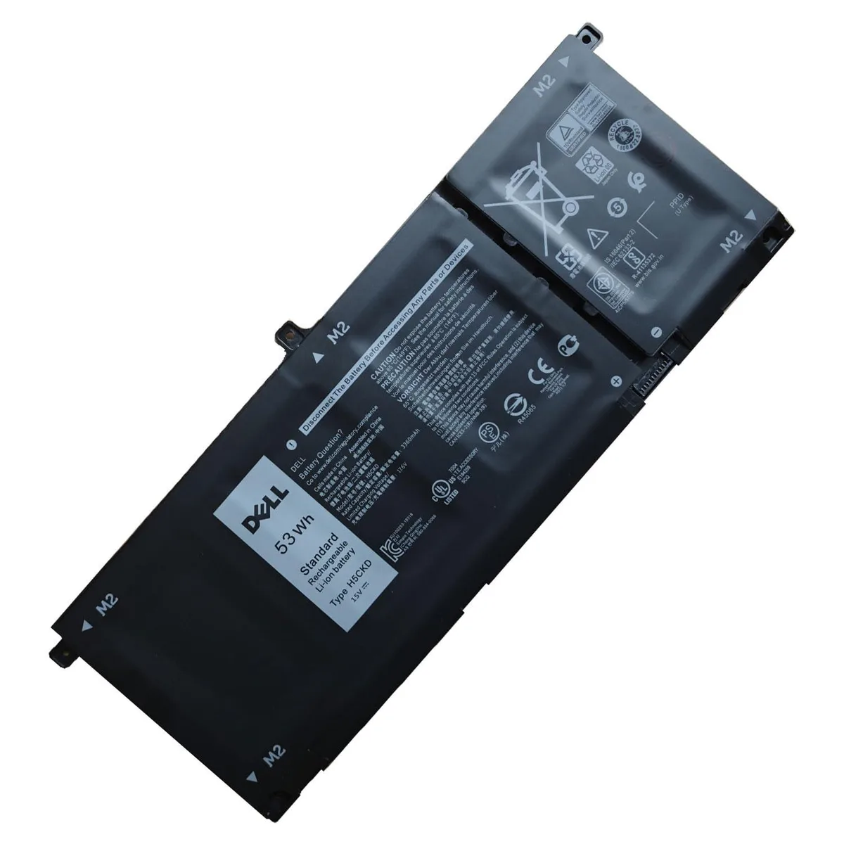DELL H5CKD laptop battery 15V 53Wh Li-ion Polymer 4-cell — product photo