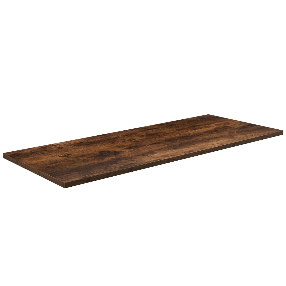 VIVO VIVO DESK-TOP55N-S Vintage Brown 55" x 24" Square Corner Table Top — product photo