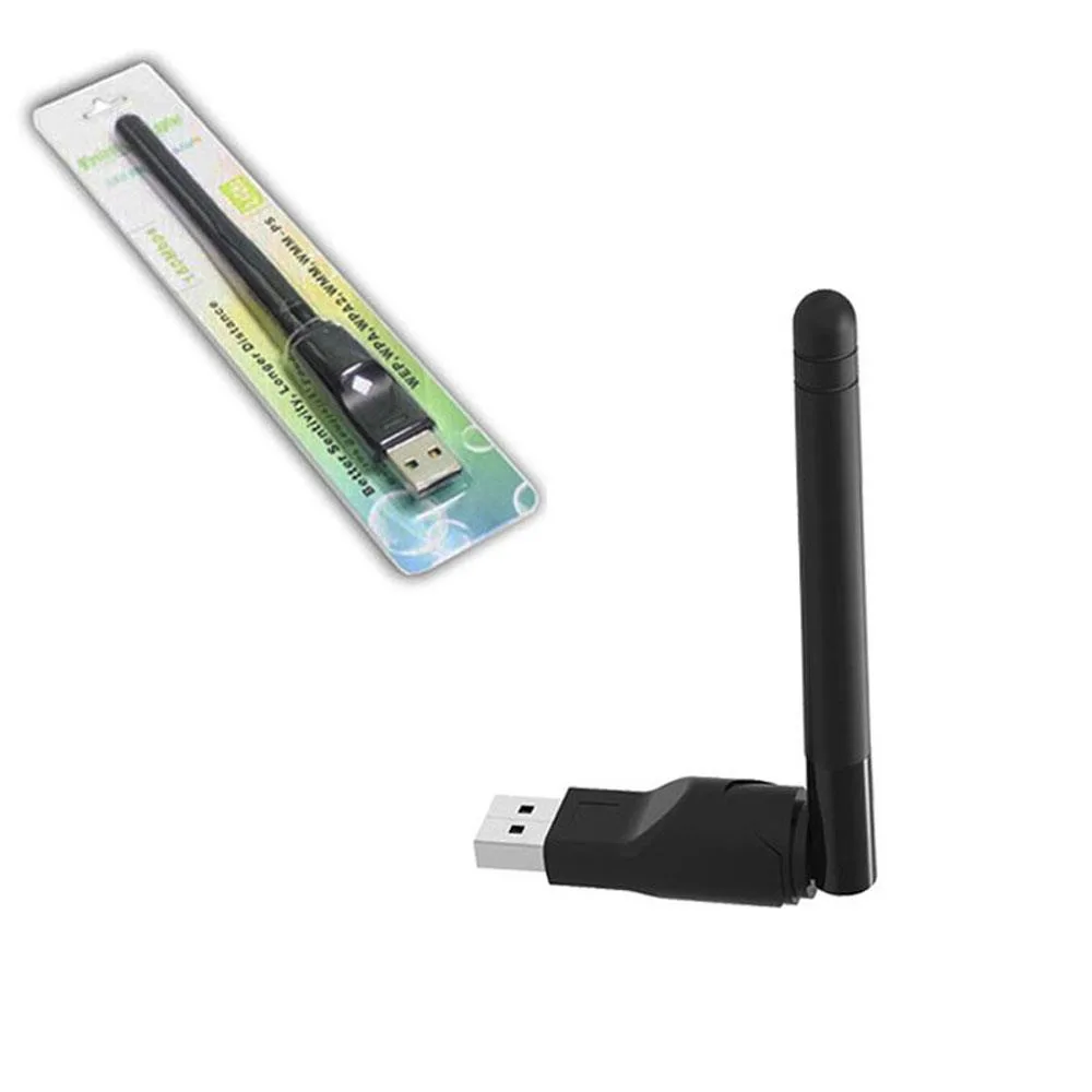 Golden Blue Golden Blue RT5370 USB 2.0 150 Mbps Wi-Fi adapter rotatable antenna black — product photo