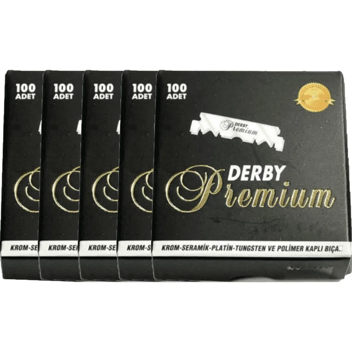 TAURKENAM TAURKENAM Derby Premium Single Edge Razor Blades 100 Pack — product photo