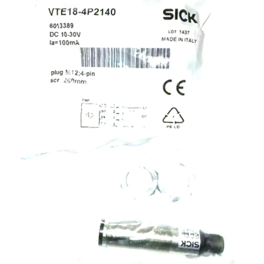 Sick Sick VTE18-4P2140 photoelectric proximity sensor PNP — product photo
