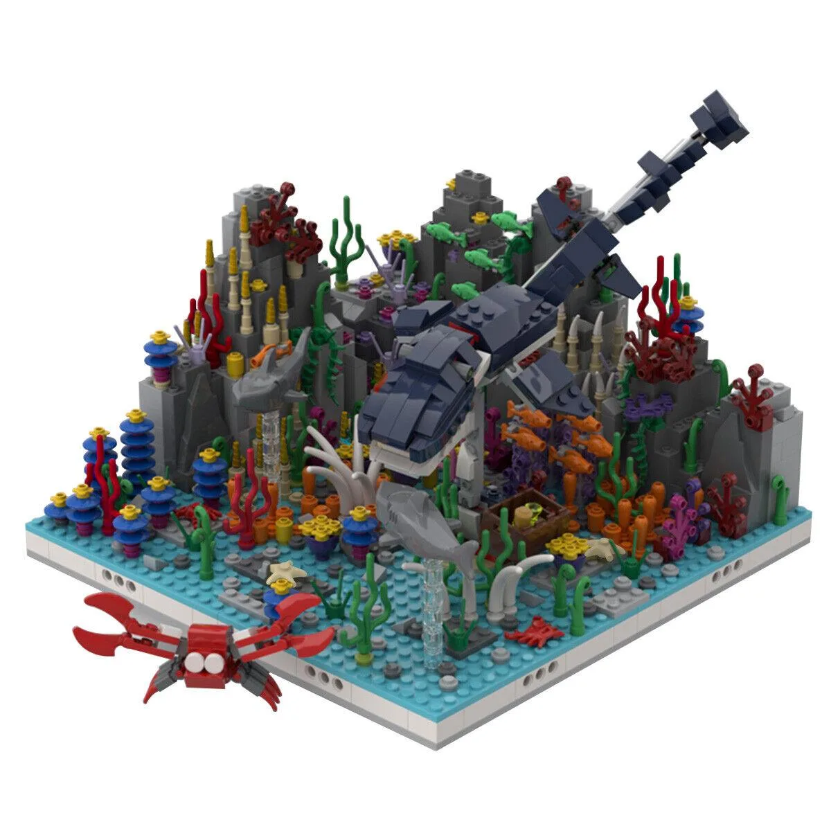 ZITIANYOUBUILD ZITIANYOUBUILD C4744 Coral Reef Building Set 1090 Parts — product photo