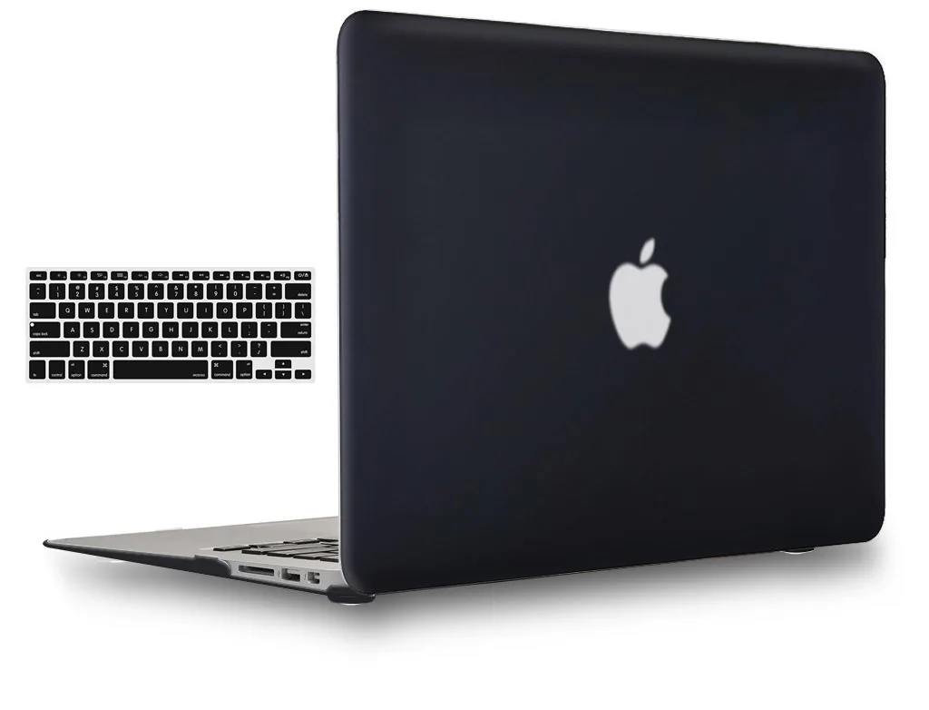 Werleo Werleo A1370 laptop case for MacBook Air 11 inch A1465 black with keyboard skin — product photo