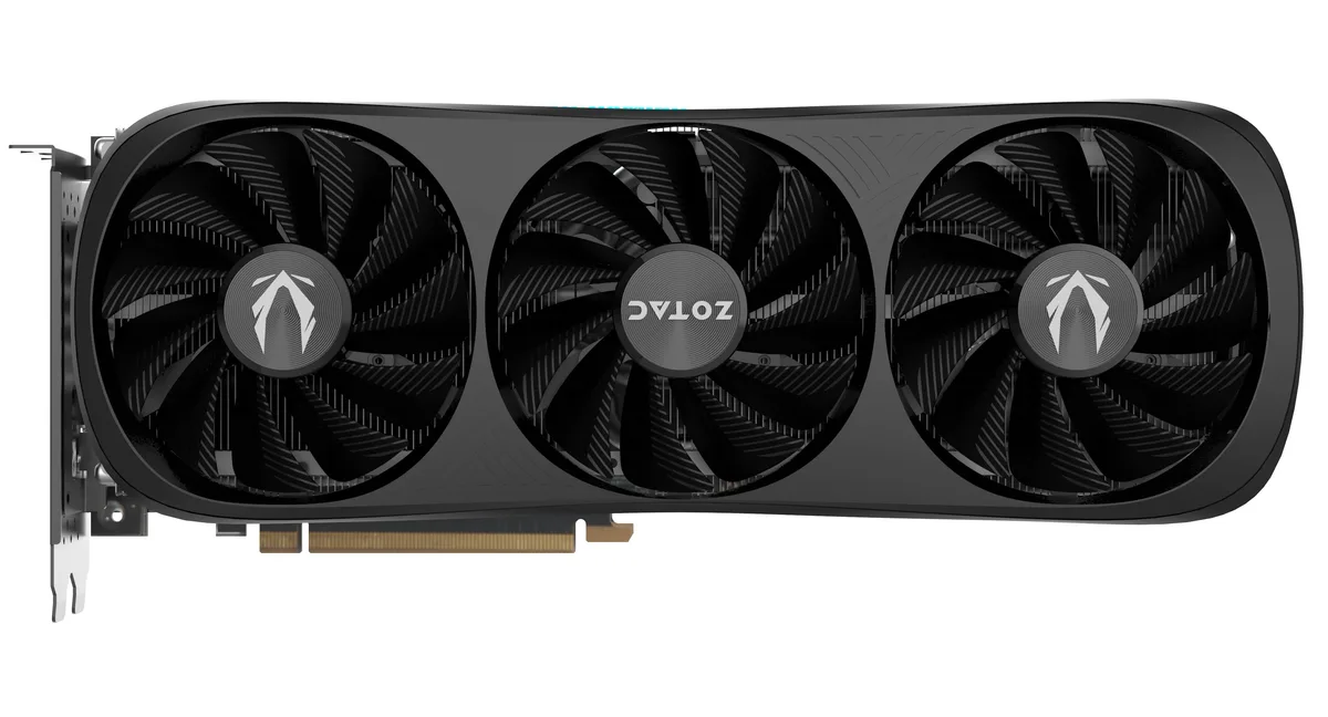 ZOTAC ZOTAC GeForce RTX 4070 Ti SUPER Trinity Black Edition 16GB graphics card ZT-D40730D-10P — product photo