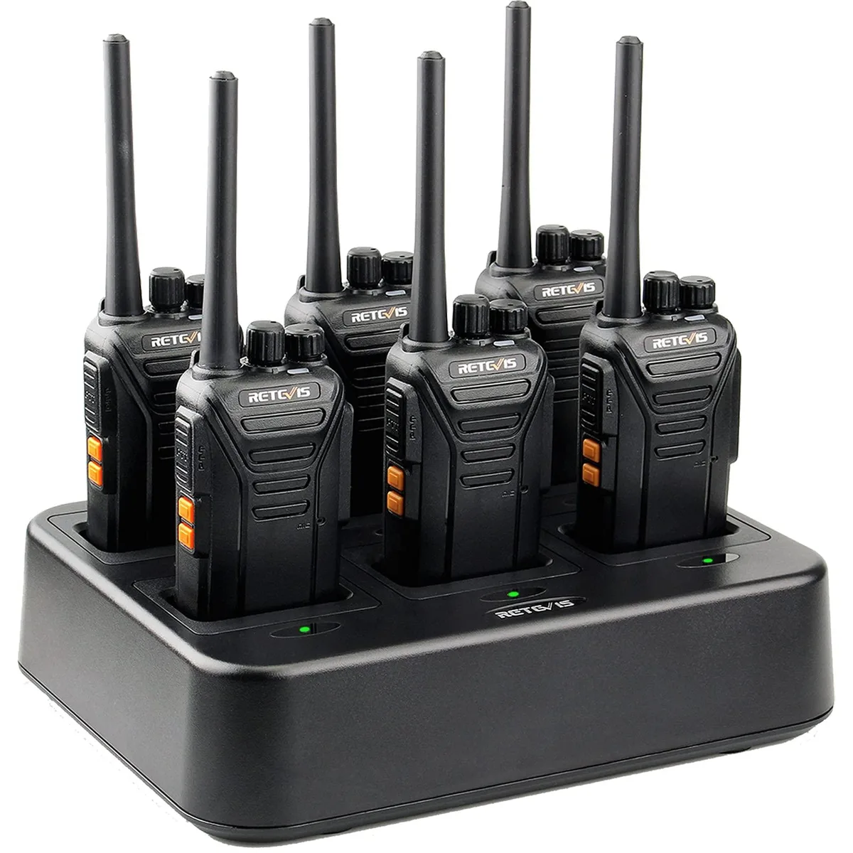 KEHIPI KEHIPI RT27 Two-Way Radio 6 Pack with Six-Way Charger — product photo