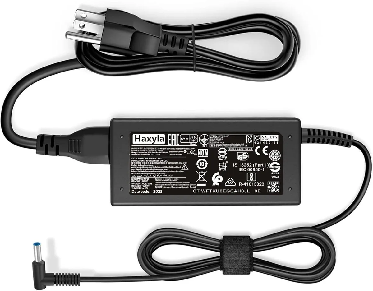 FLEANE FLEANE 45W 19.5V 2.31A 4.5x3.0mm blue tip laptop charger — product photo