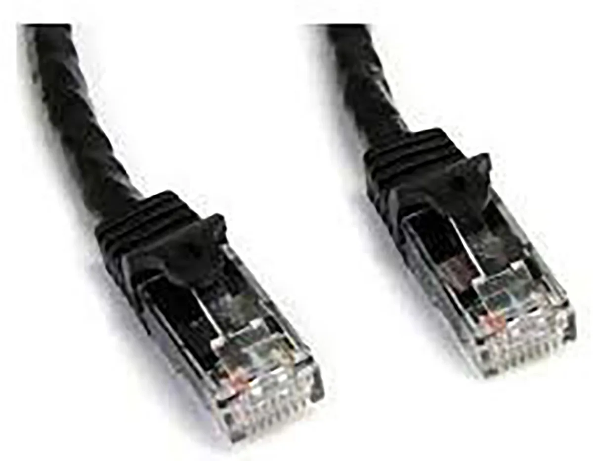 iMBAPrice iMBAPrice Cat6 Ethernet Network Patch Cable 25ft Black 24AWG 50u — product photo