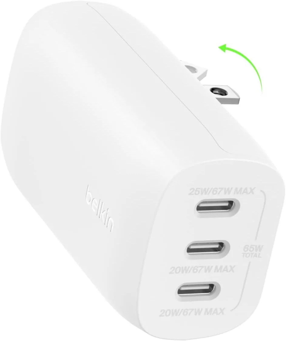 ONITOON ONITOON 3-Port USB-C 67W Charger White — product photo