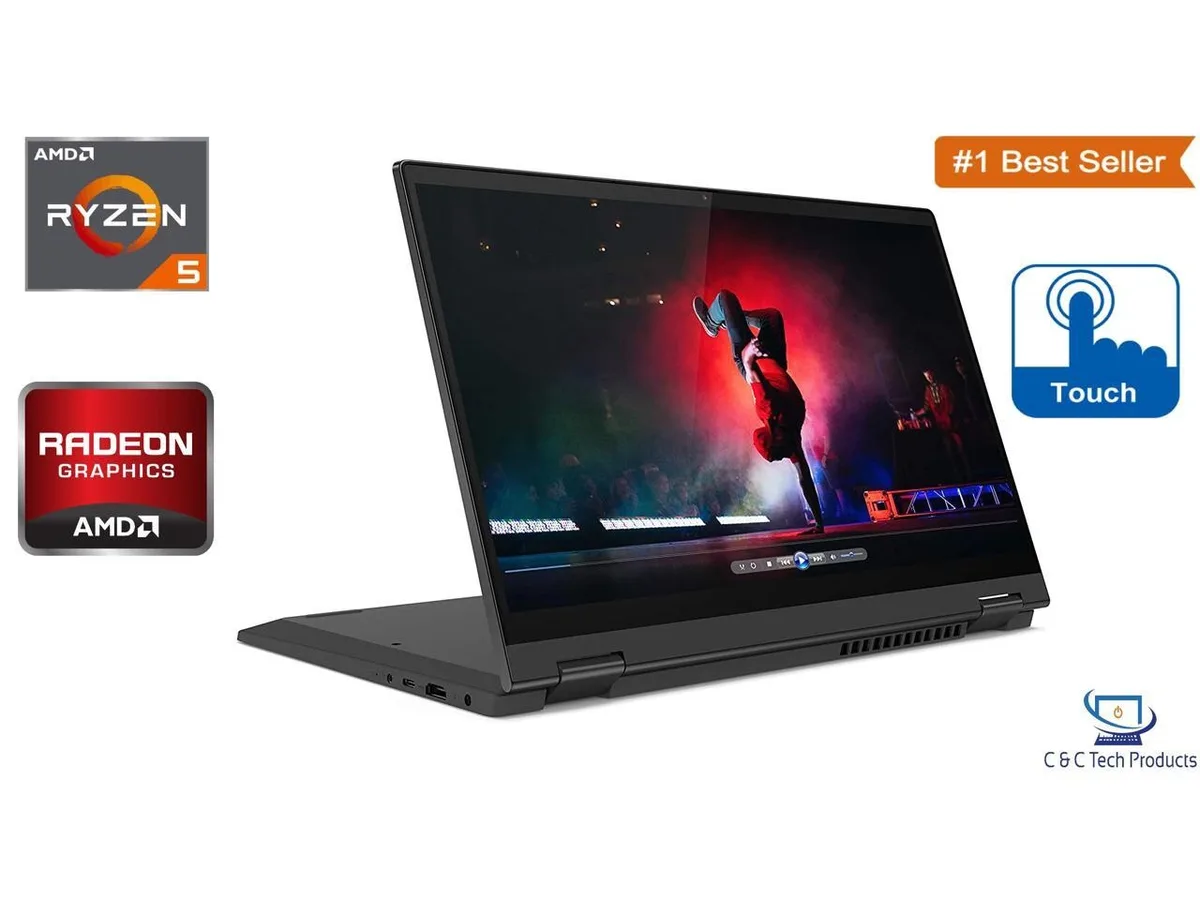 Lenovo Lenovo Flex 5 14.0" 2-in-1 Touchscreen laptop Ryzen 5 4500U 16GB 512GB SSD Grey — product photo