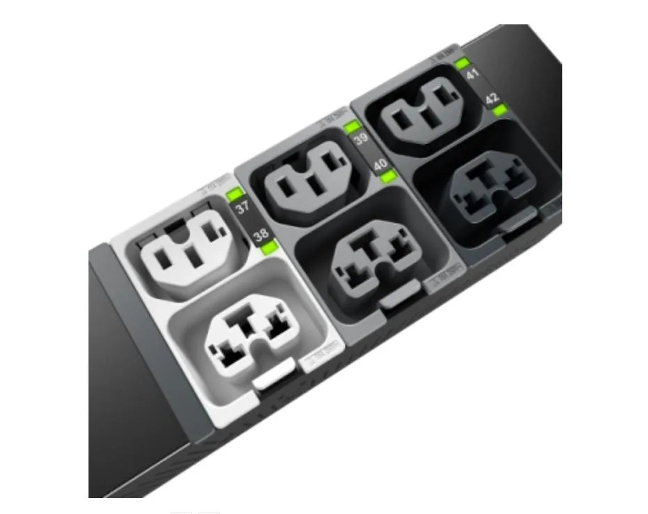 APC APC APDU10350SM Switched Metered PDU 17.3 kW 48 Outlets 3-Phase — product photo