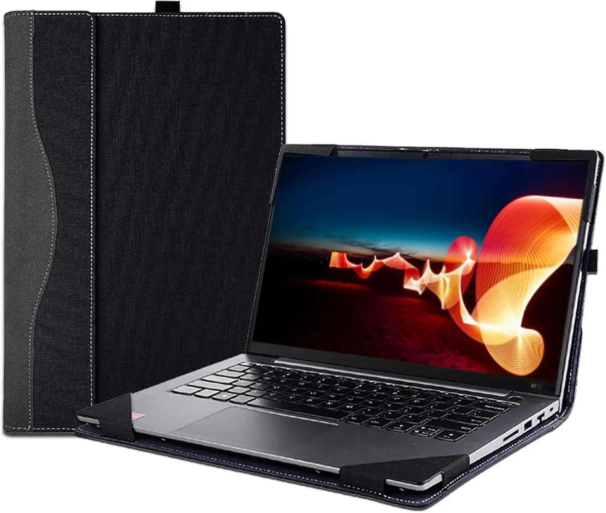 BONAEVER BONAEVER Laptop Case for 14" ThinkPad X1 Carbon Gen 9-11, Yoga Gen 6-8, Grey — product photo