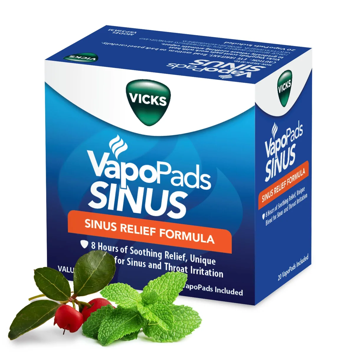 White rectangular box containing twenty small scent pads