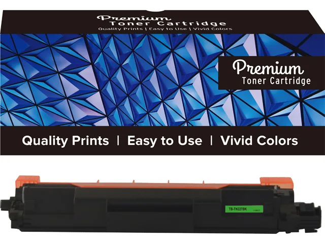 Green Project black toner cartridge in rectangular plastic housing